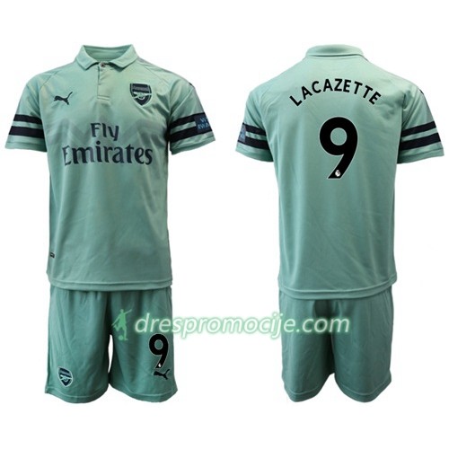 Arsenal Dres Lacazette 9 Dječji Treći 2018/19 Kratkih Rukava Arsenal Dres Lacazette 9 Dječji Treći 2018/19 Kratkih Rukava